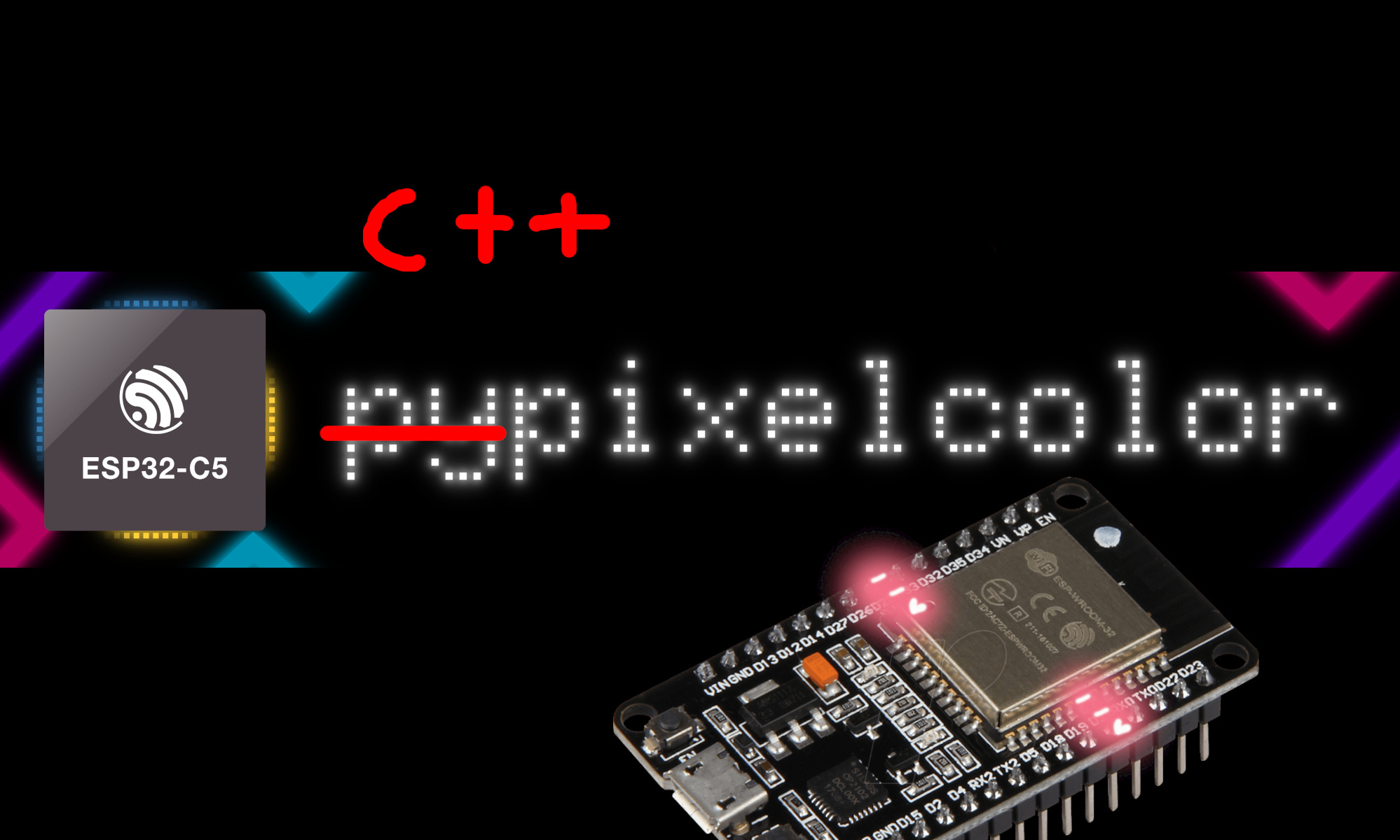 iPixel-ESPHome project banner